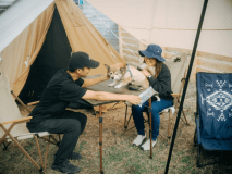 【DOG CAMP SITE 柵付きドッグラン一体型・手ぶらプラン・電源なし】