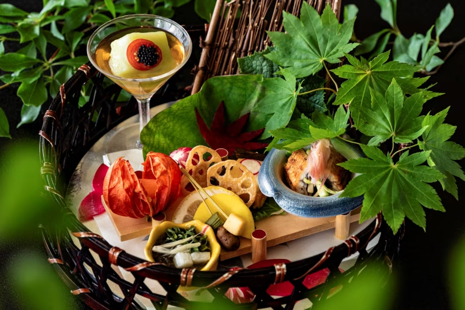 【前菜 献立例】全道各地の食材を吟味し、季節の旬を奏でる。彩りあふれる前菜