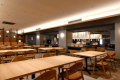 【食事処 もみじ堂】2023年リニューアルのメイン食事会場。夜は会席、朝はビュッフェをご用意