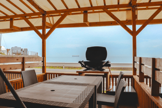 &diams;︎屋内１階BBQエリア&diams;︎持ち込み限定！自分好みを思う存分食べたい人にぴったり！