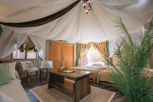 【プライベートサウナ付き】1棟限定スイートゲル(クイーンベッド×2)(定員4名)