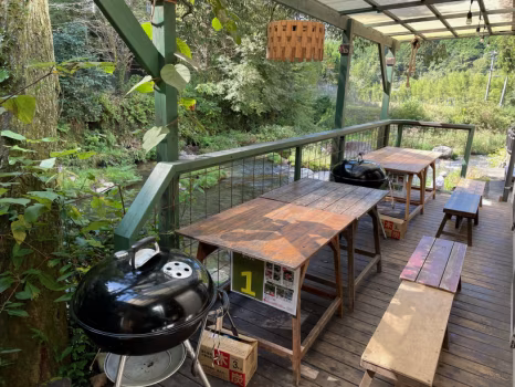 2席限定のテラスBBQサイト♪