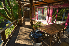 専用中庭でプライベートBBQが楽しめる♪