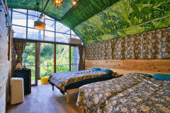 【ドラム缶露天風呂付き】ジャングルドーム（定員4名）