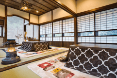 【日本家屋】冬季はあったかこたつとストーブ完備♨️