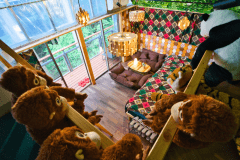 【JUNGLE DOME】ドラム缶風呂とロフト付き。ぬいぐるみもいっぱい！