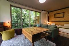 【スーペリアツイン】HEYAmping GREEN/プロジェクター付(2ベッド)(定員2名)