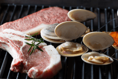 【リゾートヴィラ/1泊2食BBQ/一人当たり料金】千葉県産の食材にこだわり、新鮮な素材の数々が並ぶグランピングBBQ～シーサイドテラス鴨川～