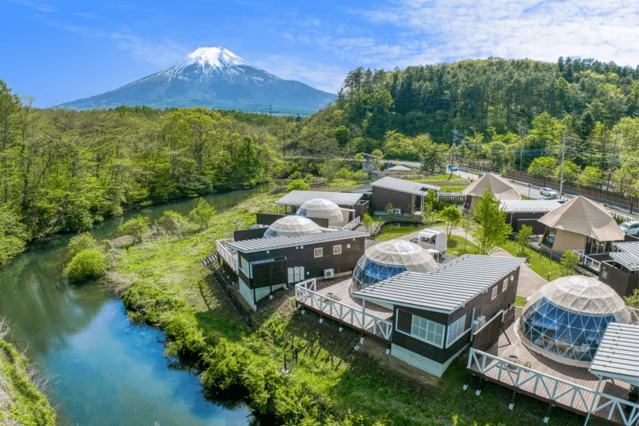 GLAMP DOME-グランドーム-富士忍野 | 【薪ストーブ付アクアドーム】4