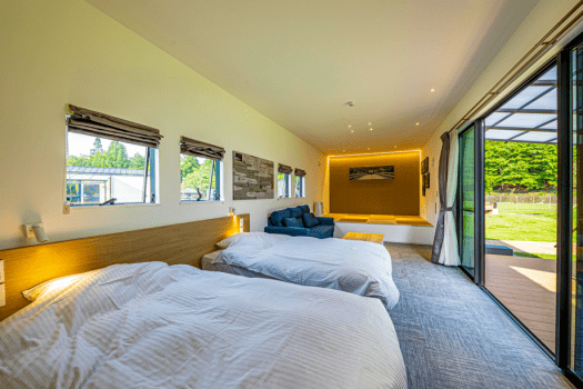 ＜Luxury Trailers離宮伊勢　はじめての愛犬旅♪安心グランピングデビュー＞　ノーリードOK！愛犬プレート付き＜1泊2食付＞