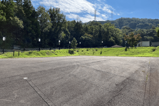 千の杜敷地内に車中泊スペースができました。