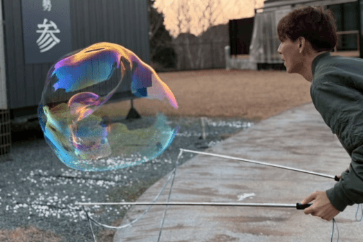 ■ジャンボしゃぼん玉セット無料貸出！写真や動画も映える♪