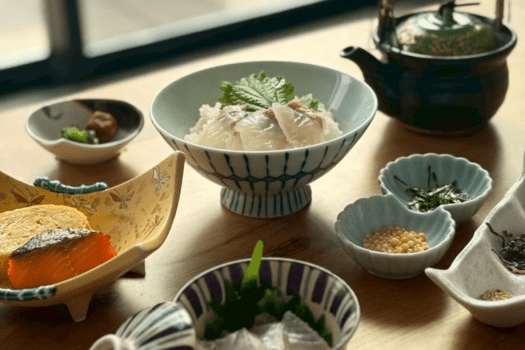 ■朝はあっさり、お茶漬け