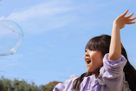 ■ジャンボしゃぼん玉で遊ぼう！