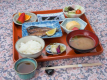 *【朝食一例】宮津で揚がった干物か味醂干し、お味噌汁など手作りの朝ごはんをお楽しみください♪
