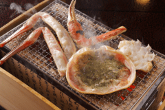 焼き蟹（タグ付ずわい蟹）コース（11/8～3/31）