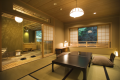 Japanese-Western Style Room with Open air bath