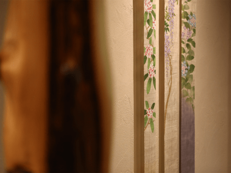 *【山紫｜SANSI】58平米・ダイニング・半露天風呂