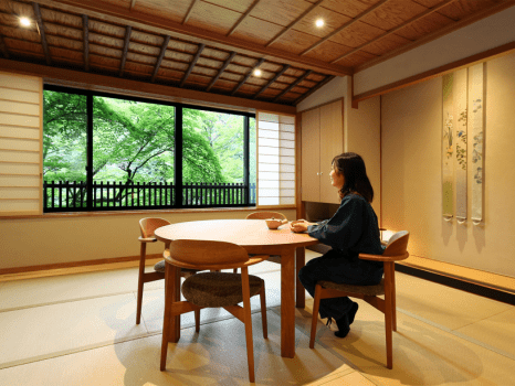 *【深山｜SINZAN】57平米・ダイニング・半露天風呂