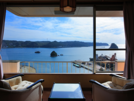 [Excellent view] Center building, high-rise Japanese-style room, 43 square meters, non-smoking