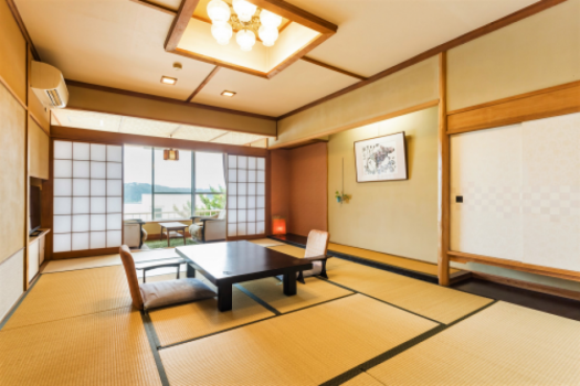 [High floor/corner room] Center building ◆ Japanese style room + double bed ◆ 60 square meters ◆ Non-smoking