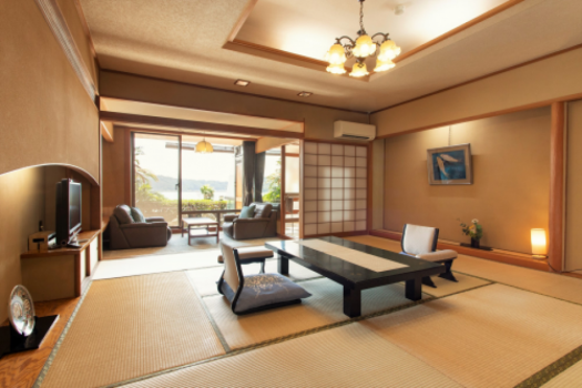 [Open-air rock bath & cypress bath] East building B Japanese-style room standard type◆65 square meters◆Non-smoking