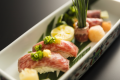 ■■A5 domestic brand beef kaiseki■＜Shabu, steak, nigirizenbu of the highest quality♪＞Eat all the exquisite marbled meat♪