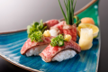 ■■国産ブランド牛会席■＜しゃぶ・ステーキ・握りぜ～んぶ最高級♪＞絶品霜降り肉を食べ尽くし♪【カード決済限定】