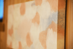 地元和紙職人の手漉きタペストリー