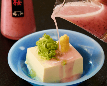 【通信販売オリジナル商品】「桜ドレッシング」桜色に染まった玉ねぎが、様々なお料理を彩ります♪