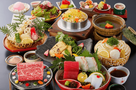 ●【レストランゐきり－基本会席】「牛肉or鯛」のいずれかをメインに♪