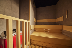【サウナ＆スパルーム】温泉外風呂＋サウナ/禁煙　お部屋にいながら＜プライベートサウナ＞を満喫！
