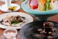 《Riccaシェフお奨めコース》但馬牛熟成肉高級部位味比べ【森林庭園レストランRicca】【館内利用券2千円分付き】