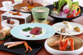 《Riccaウィンター"かにスタンダード"コース》ずわいかに半身＆但馬牛熟成肉【森林庭園レストランRicca】【館内利用券2000円分付き】