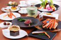 《Riccaウィンタープレミアム》松葉かに1杯相当フルコース＆但馬牛熟成肉【森林庭園レストランRicca】【館内利用券2000円分付き】