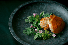 勢子蟹の前菜 一例