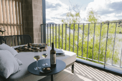 ［コンセプトルーム レイクビューバス＆テラス］心地いいテラス。