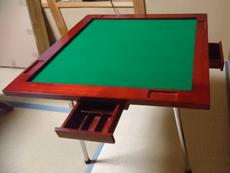 麻雀卓の貸し出し（点棒入れ・椅子利用テーブル卓）