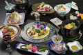 【華の会席膳】調理長が趣向を凝らした華やかな会席膳（一例）