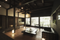 【離れ雛蔵（ひなくら）】広々としたプライベートラウンジで寛ぐ優雅な休日