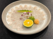 河豚の薄造り