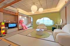 2023年7月OPEN、クマさんのいる赤ちゃん特別室「Angel」（グリーン）