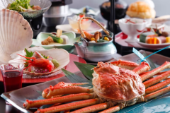 タグ蟹1杯つき会席