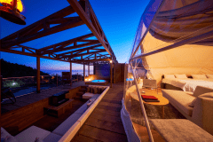 【OCEAN SUITE DOME】サンセットの美しい空の色を、お部屋やテラスからご覧いただけます。