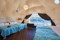 【OCEAN SUITE DOME】セミダブルベッドでゆったりと心地よい休息を