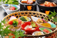 ［朝食一例］彩り豊かな彩八寸和食膳