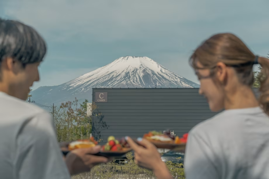 絶景・富士山を眺めながら、心躍るモーニング。