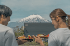 絶景・富士山を眺めながら、心躍るモーニング。