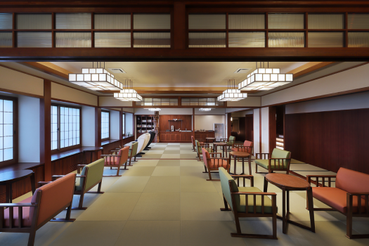 【おくつろぎラウンジ】ご宿泊が心の休養となりますようおもてなしさせていただきます。