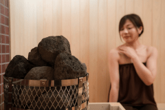 全5室あるサウナは、大人4名様までご利用いただけるゆったりとした造り